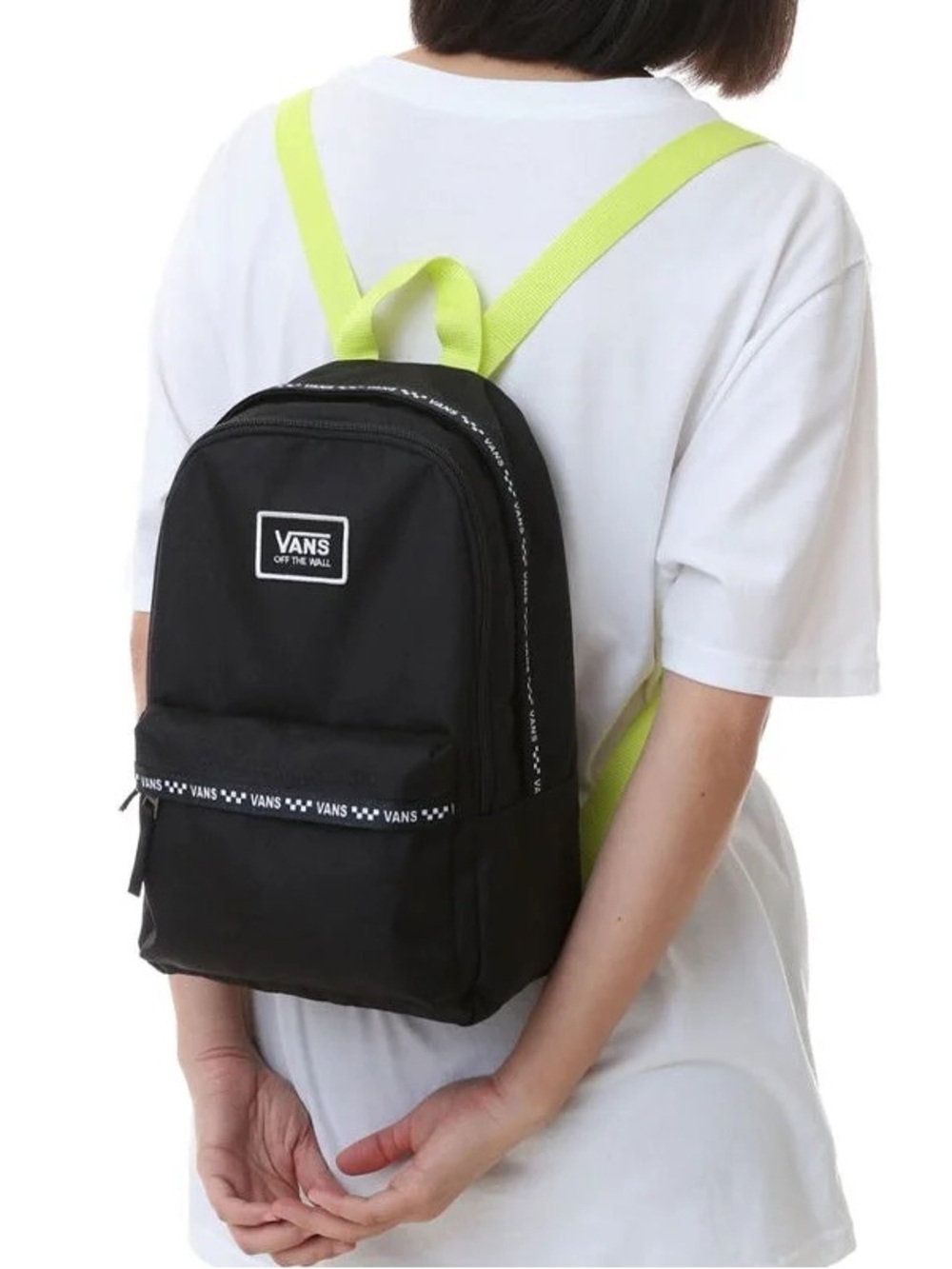 Vans Bounds Mini Backpack Black/Neon Green